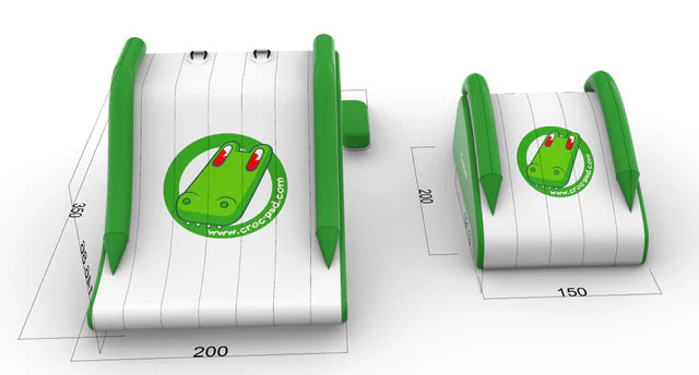 Crocpad MIKROS 2M INFLATABLE WATER POOL SLIDE