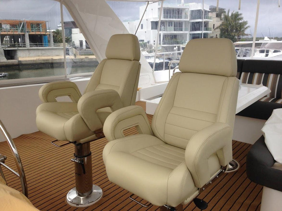 M Melfi Designs Portofino Helm Chairs - The Boating Emporium