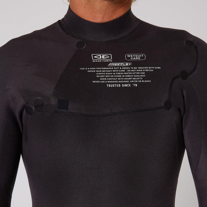 Ocean and Earth Men's Free Flex Steamer Charcoal Black - The Boating Emporium