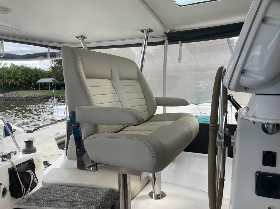 M Melfi Designs Double Siena Helm Chair - The Boating Emporium