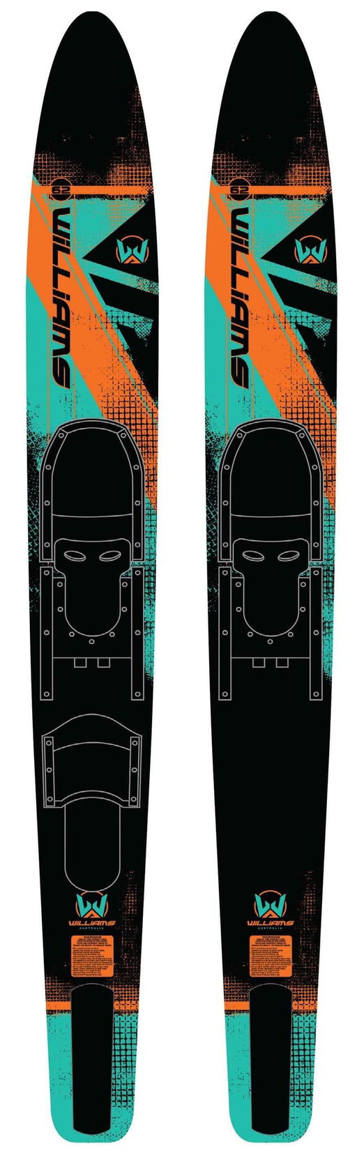 Williams Shaped 62" Youth Combo Skis - The Boating Emporium