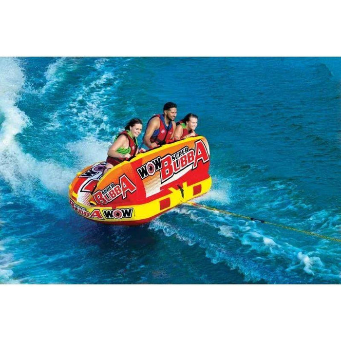 Superbug Inflatable Raft WOW Super Bubba Inflatable Towable Deck Tube — The Boating Emporium