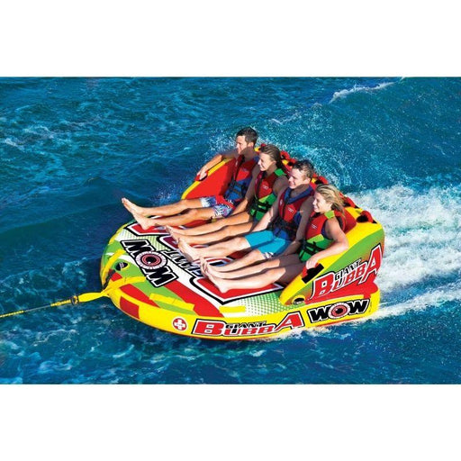 Wow Giant Bubba Water Toys with group people riding