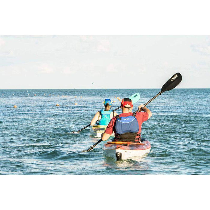 Pelican Adjustable Symbiosa Kayak Paddle actual on water