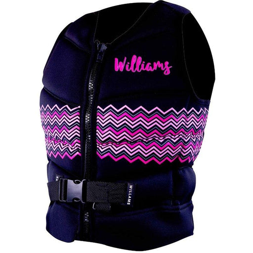 Williams Kaylee Ladies Vest Black Pink