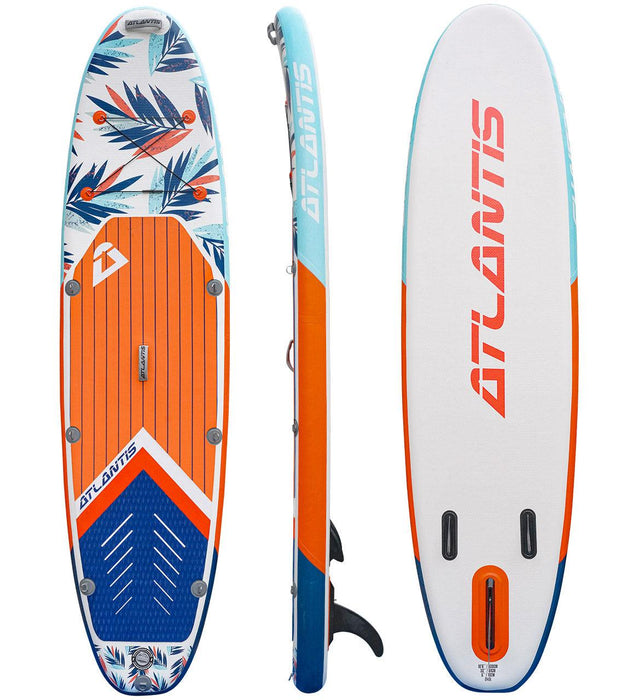 Atlantis Inflatable Atlantis 10.6 Coral Floral Inflatable Standup Paddleboard — The Boating ...