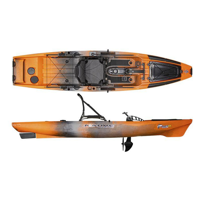 Native Watercraft Slayer Propel Max 12.5 Pedal Fishing Kayak COPPERHEAD