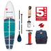 Red Paddle Inflatable Standup Paddleboard COMPACT MSL - The Boating Emporium