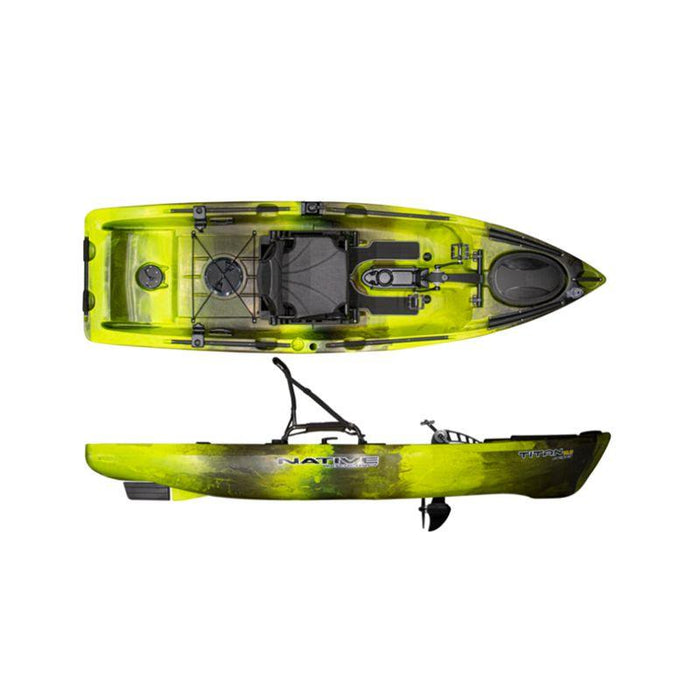 Native Watercraft Titan Propel 10.5 Pedal Fishing Kayak Gator Green