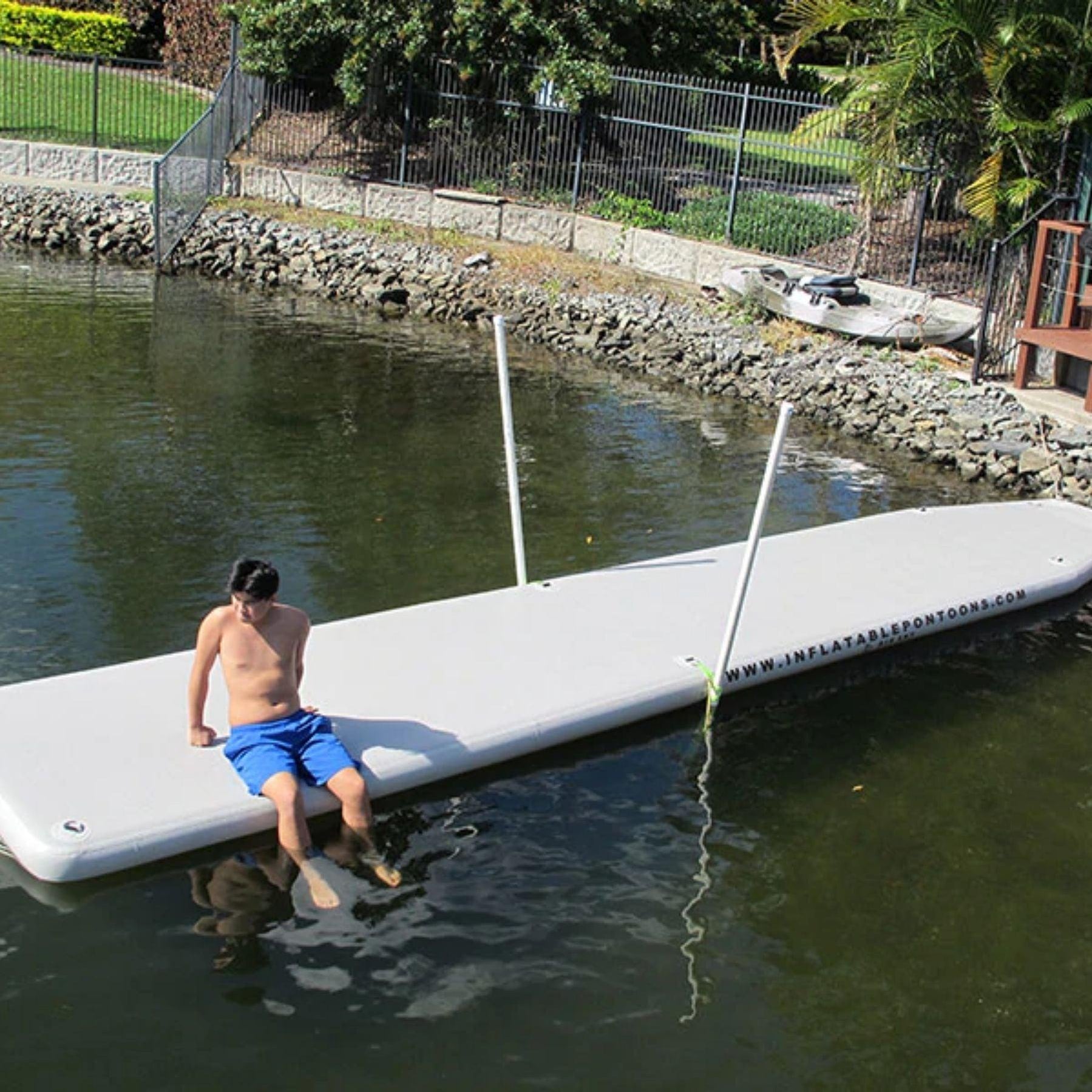 Custom Inflatable Pontoons Inflatable Pontoons Straight Pontoons Boat Floating Platform — The ...
