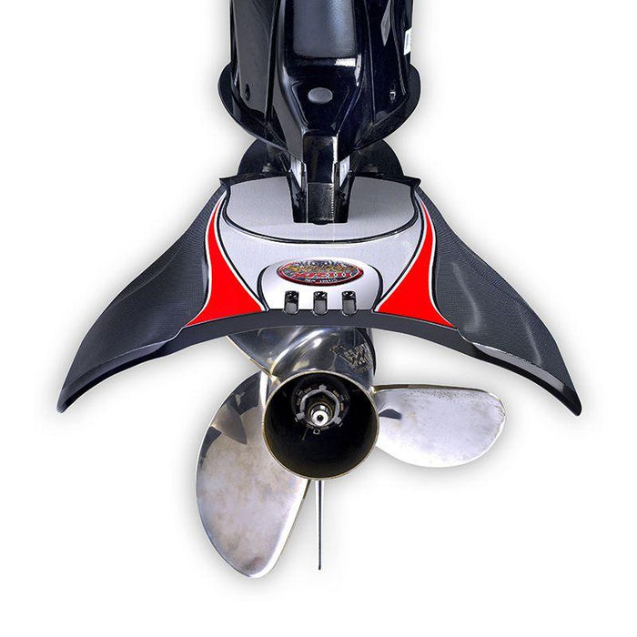 StingRay XRIII Junior Hydrofoil Outboard Stabiliser from the back