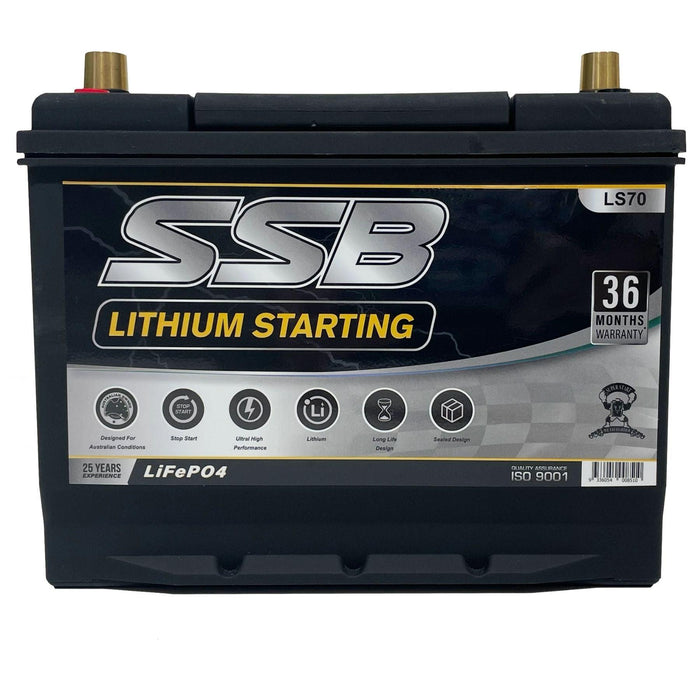 Ls Battery Small SSB LS70 12V 60Ah 1400CCA Lithium Starting Battery — The Boating Emporium