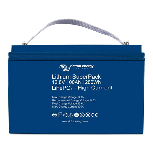 Victron High Current Lithium SuperPack Battery 12V 100Ah - The Boating Emporium