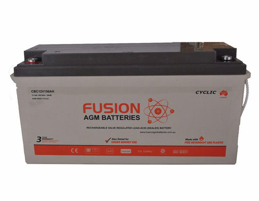 Fusion Deep Cycle AGM Battery 12V 156Ah - The Boating Emporium
