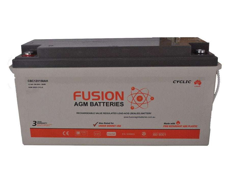 Fusion Deep Cycle AGM Battery 12V 156Ah - The Boating Emporium