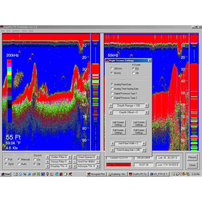CruzPro PcFF80 PC Based High Resolution Fish Finder for Windows - The Boating Emporium