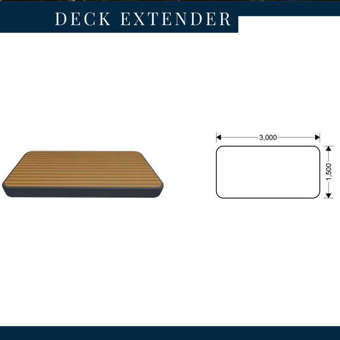 Inflatable Pontoons Deck Extenders - The Boating Emporium