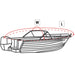 Ocean South Jumbo Boat Cover Fit for Cabin Boats with Canopies - The Boating Emporium