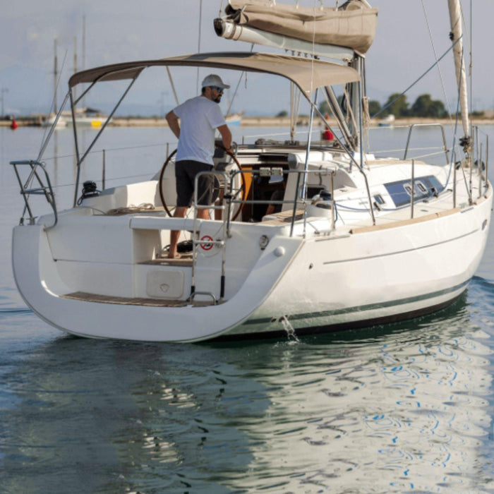 Ocean South Sailboat 3 Bow Bimini Top Stainless Steel - The Boating Emporium