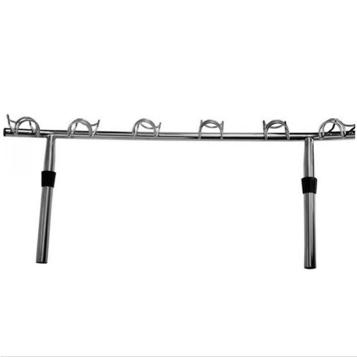 Viper Pro Series Double Wire 6 Way Stainless Steel Rod Rack image