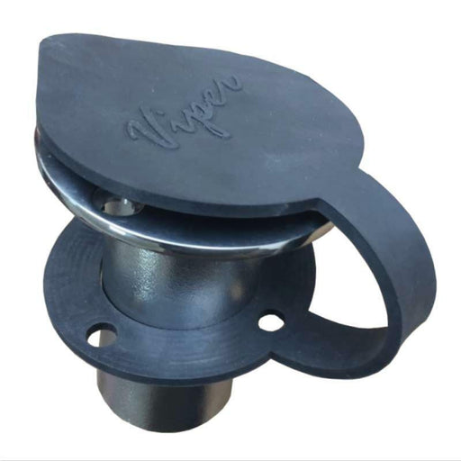 Viper Pro Series Ii Deck Fitting For Outrigger Bases With Weather Proof Caps (Pair) image